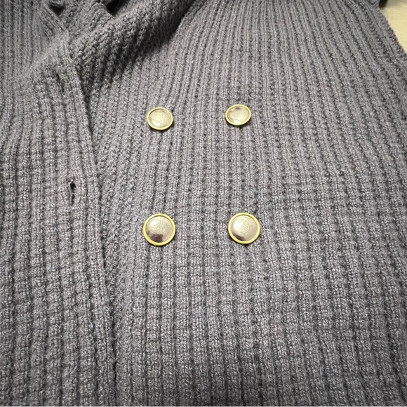 Stella McCartney Women's Square Knit Cashmere Longline Cardigan Sweater 8 - Picture 13 of 16